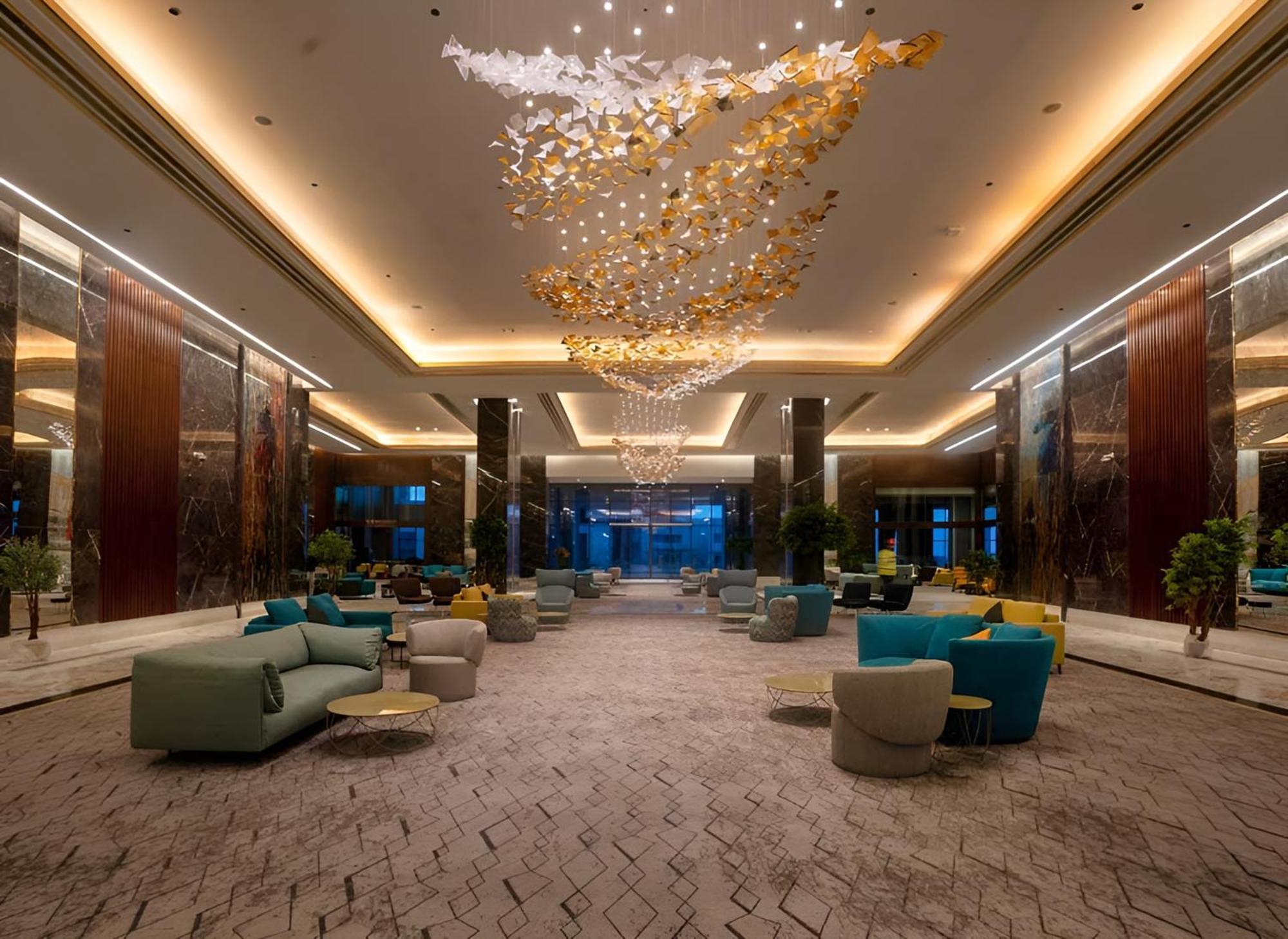 Rixos Premium Alamein El Alamein Exteriér fotografie The lobby of the hotel