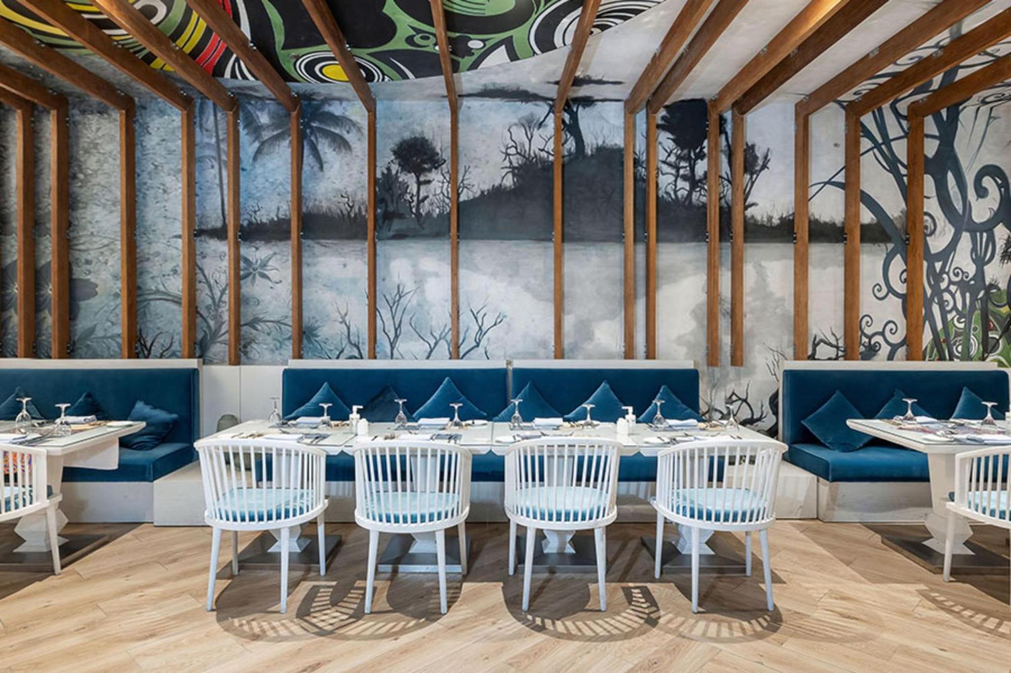 Rixos Premium Alamein El Alamein Exteriér fotografie Restaurant interior