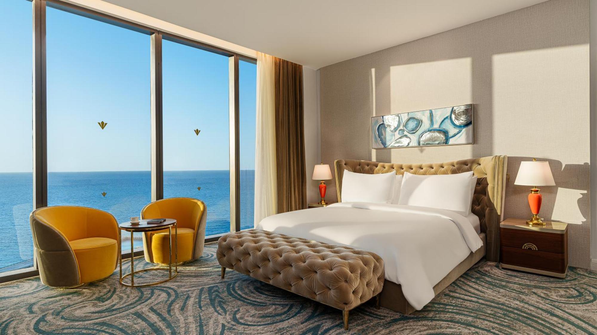 Rixos Premium Alamein El Alamein Pokoj fotografie A bedroom at the hotel