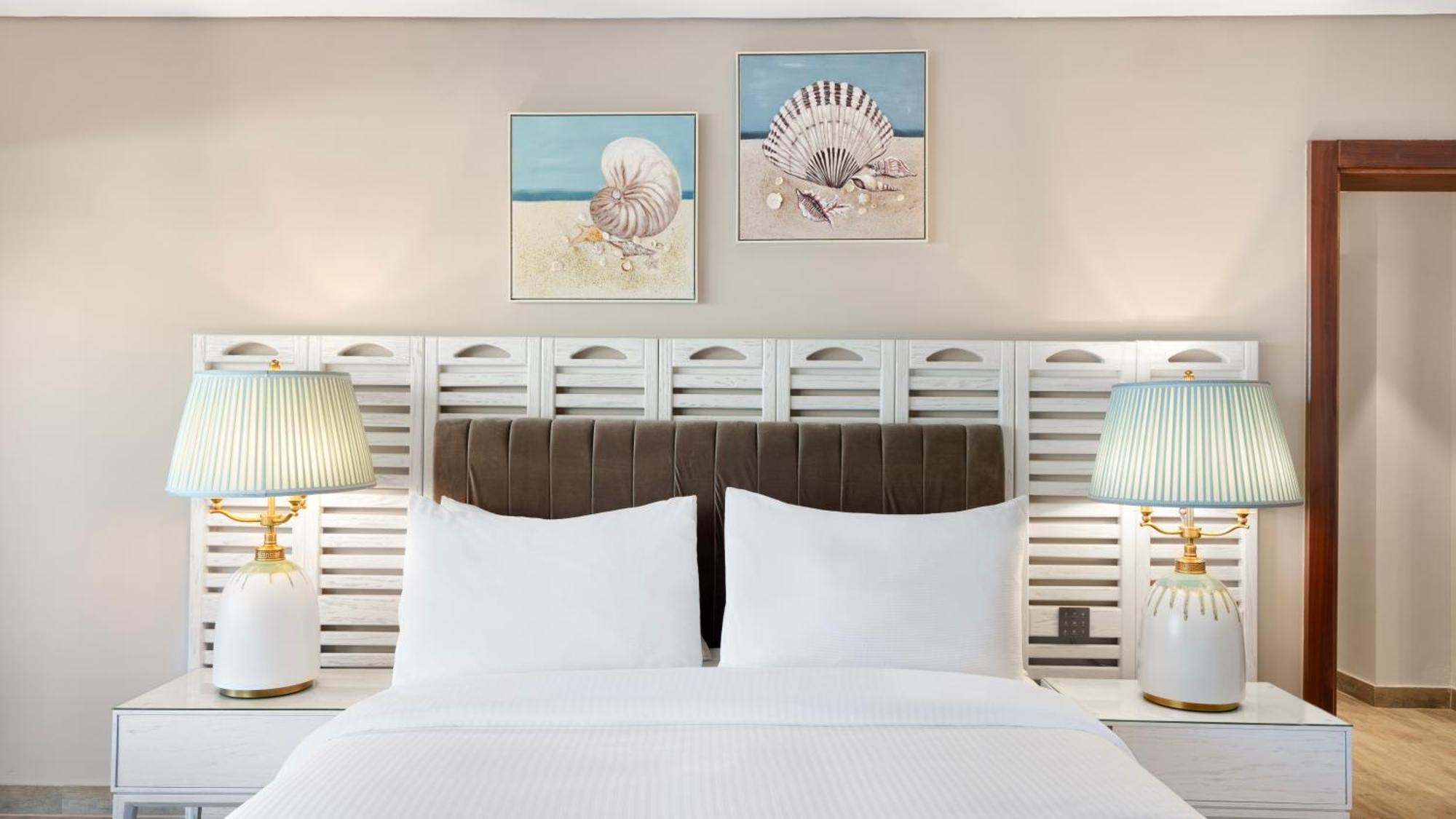 Rixos Premium Alamein El Alamein Pokoj fotografie A bedroom at Hilton Garden Inn