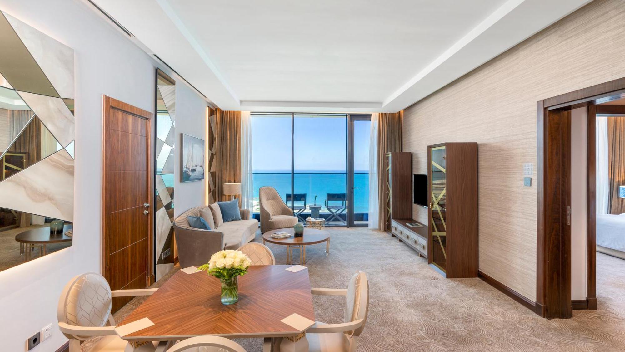 Rixos Premium Alamein El Alamein Pokoj fotografie A suite at the hotel