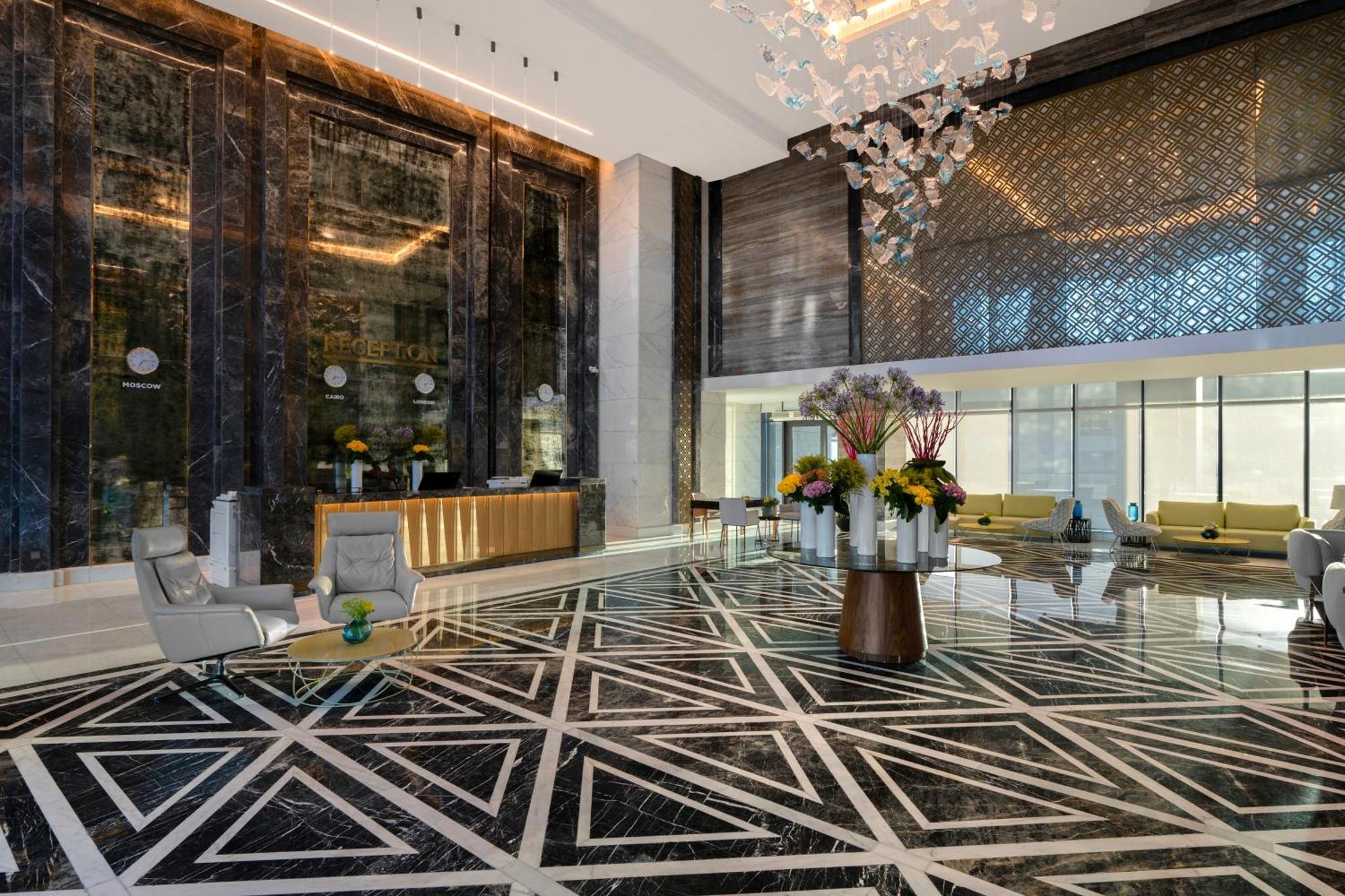Rixos Premium Alamein El Alamein Exteriér fotografie Lobby